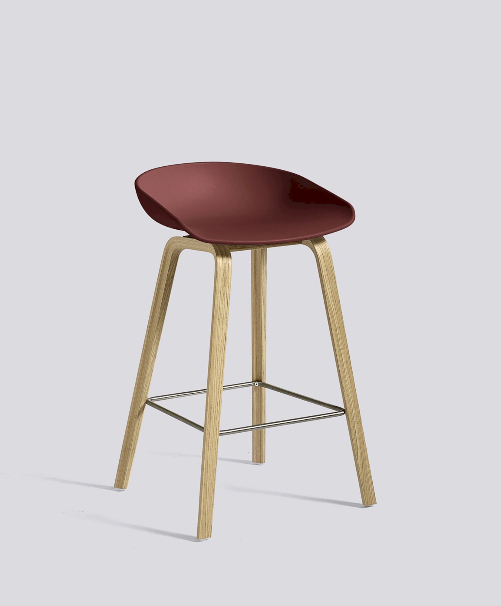 AAS32 Stool - Kitchen Height, Front Upholstery