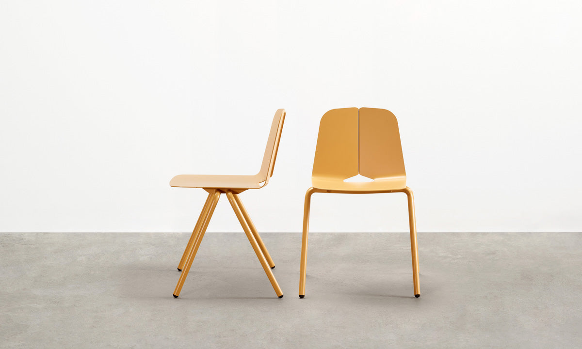 Seam chair, stackable