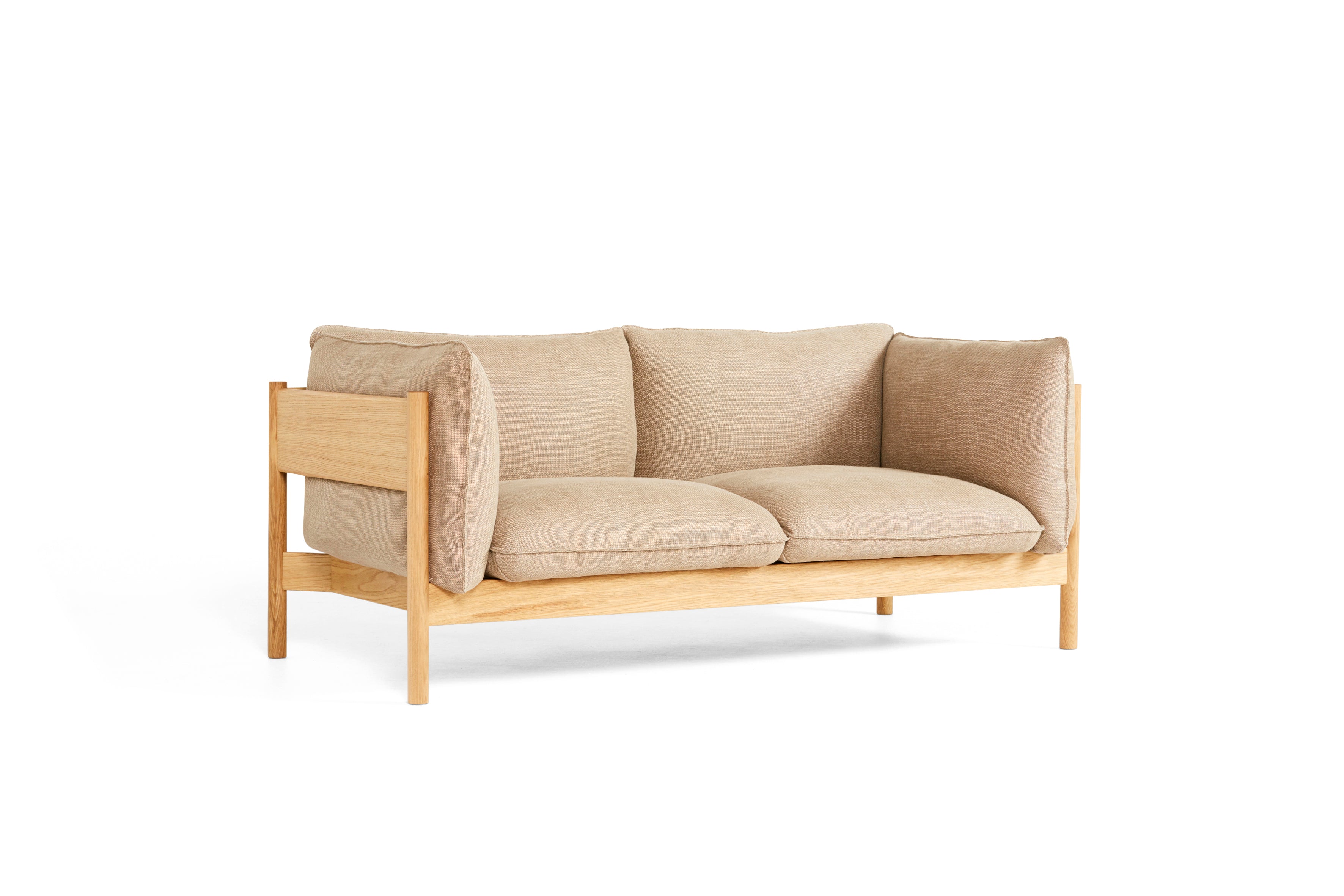 Arbour Eco 2-seat Sofa (Beech/Oak Base)