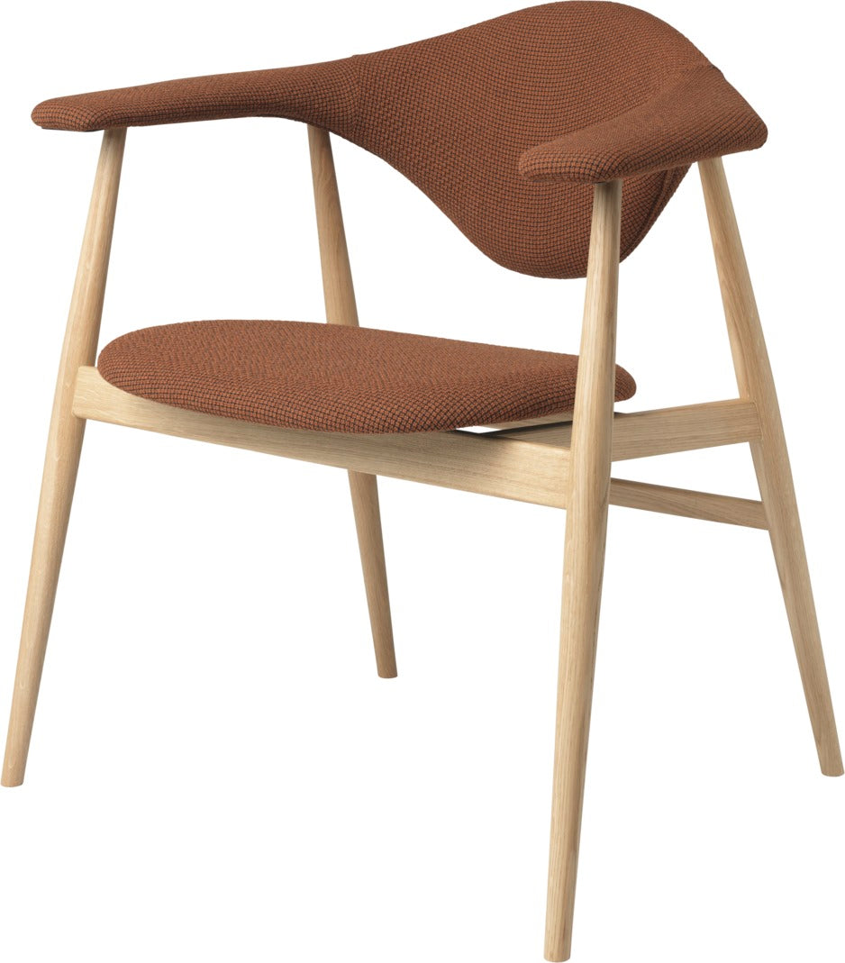Masculo Dining, Full Uphol, Wood