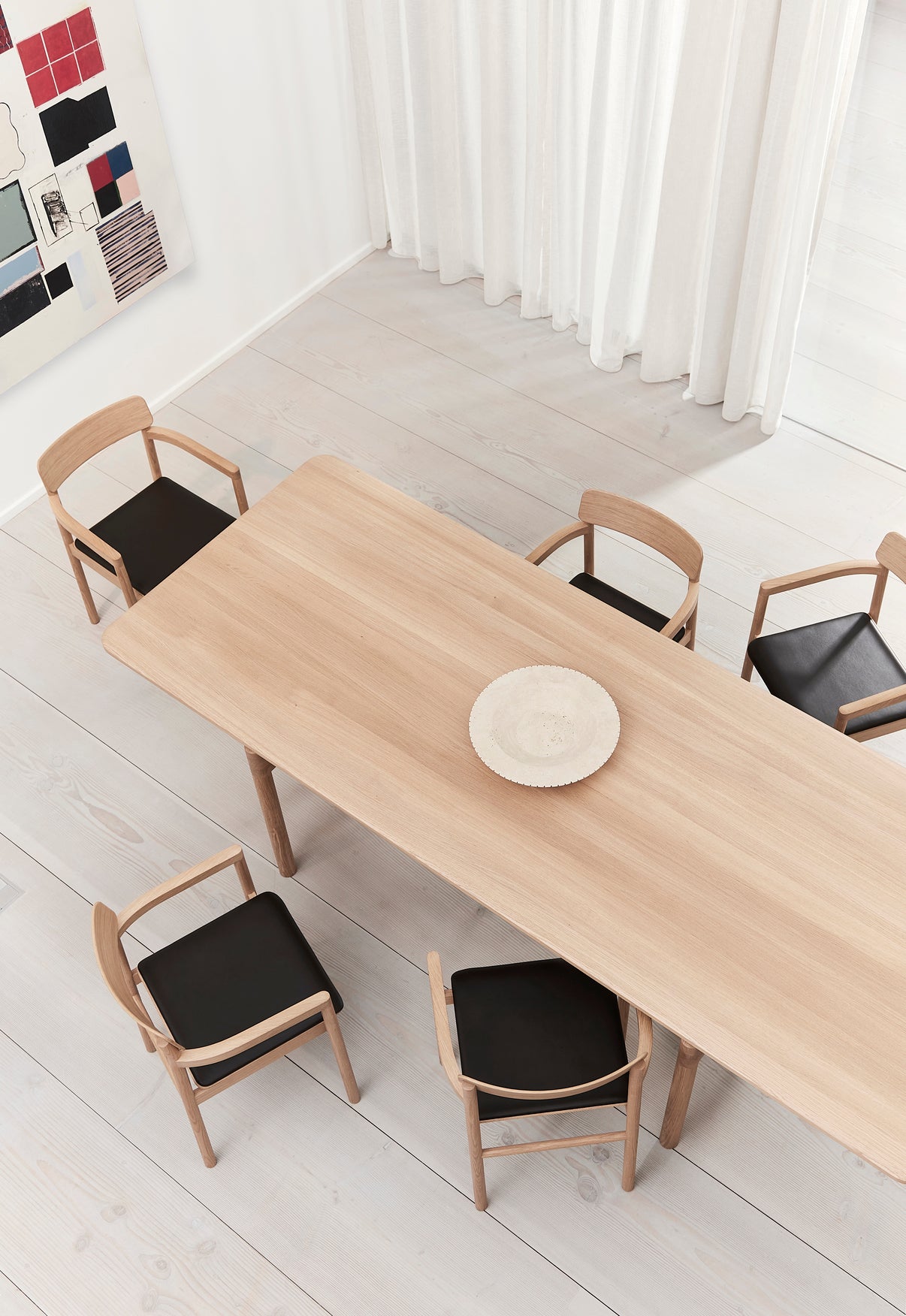 Post Armchair - Seat Upholstered