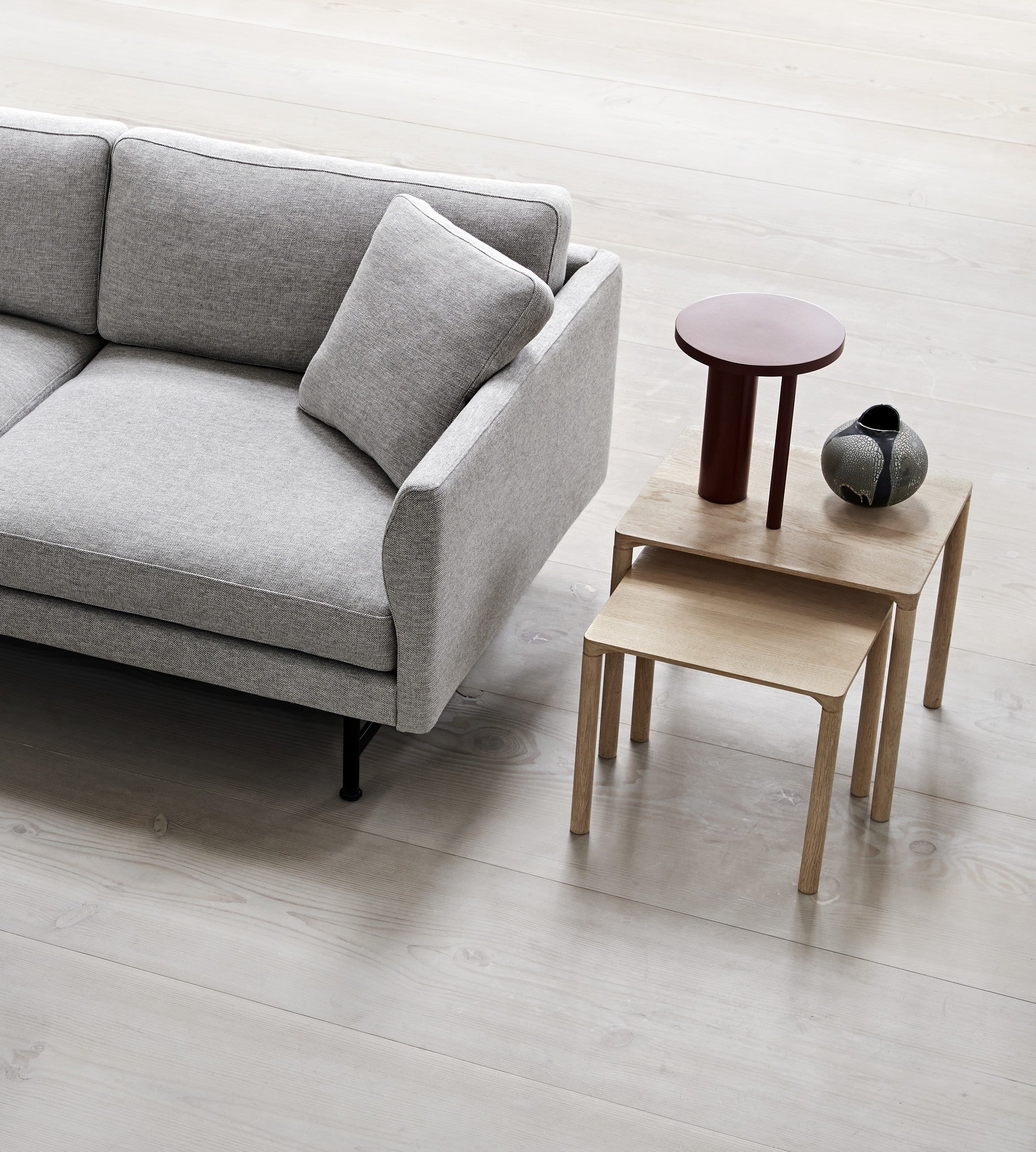 Calmo 2-Seater Sofa 80 cm Cushions