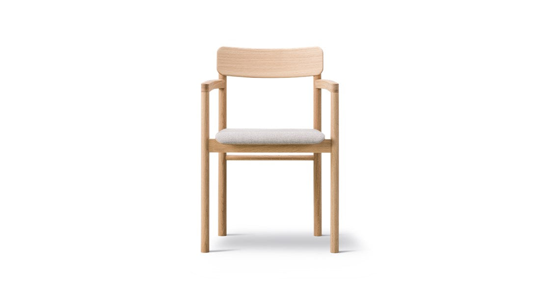 Post Armchair - Seat Upholstered