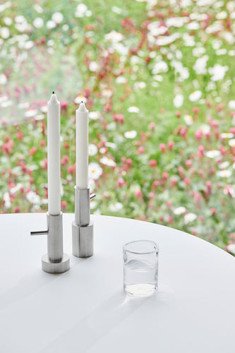 Candleholder Single #2 - Stainless Steel