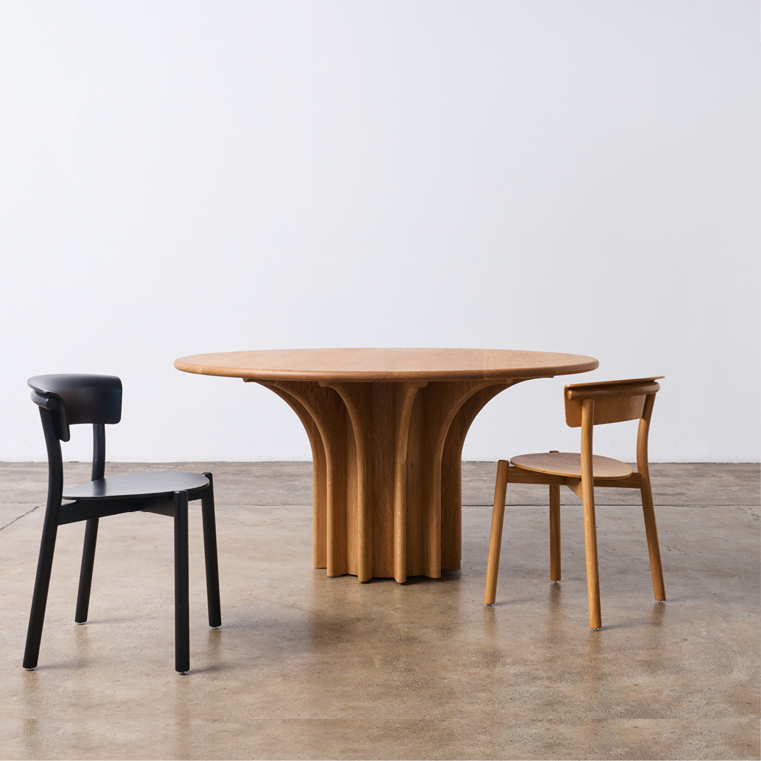 Rib Timber Table - Oak