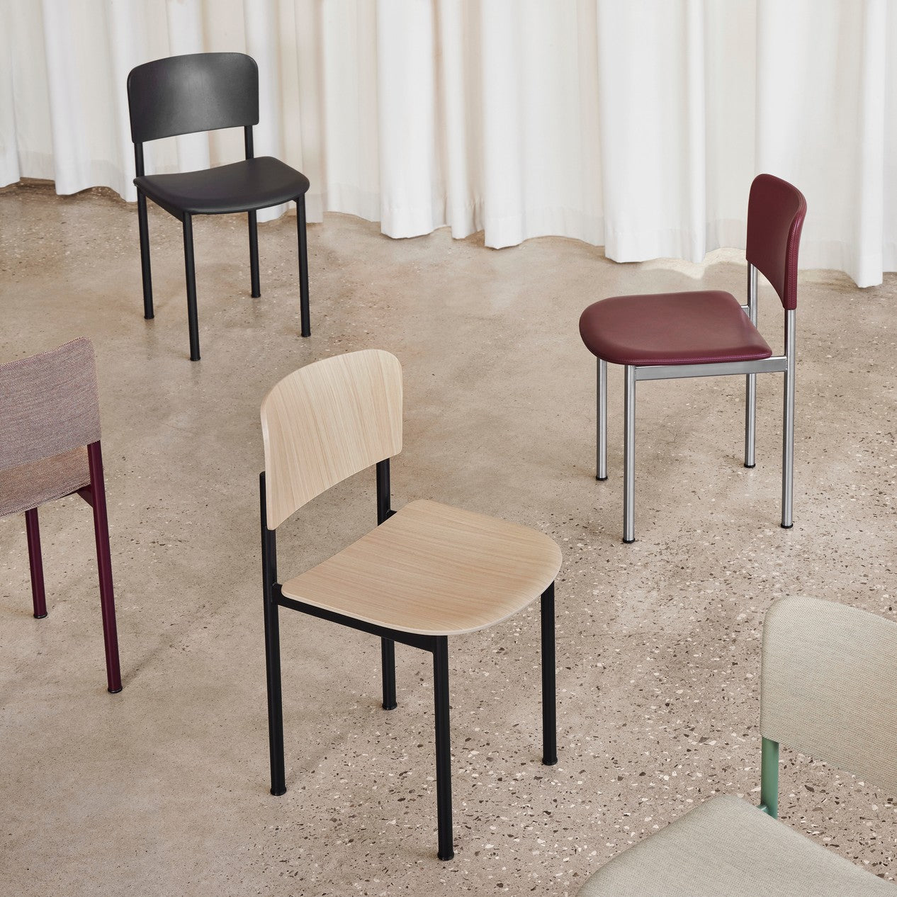 Plan Chair Wooden Seat