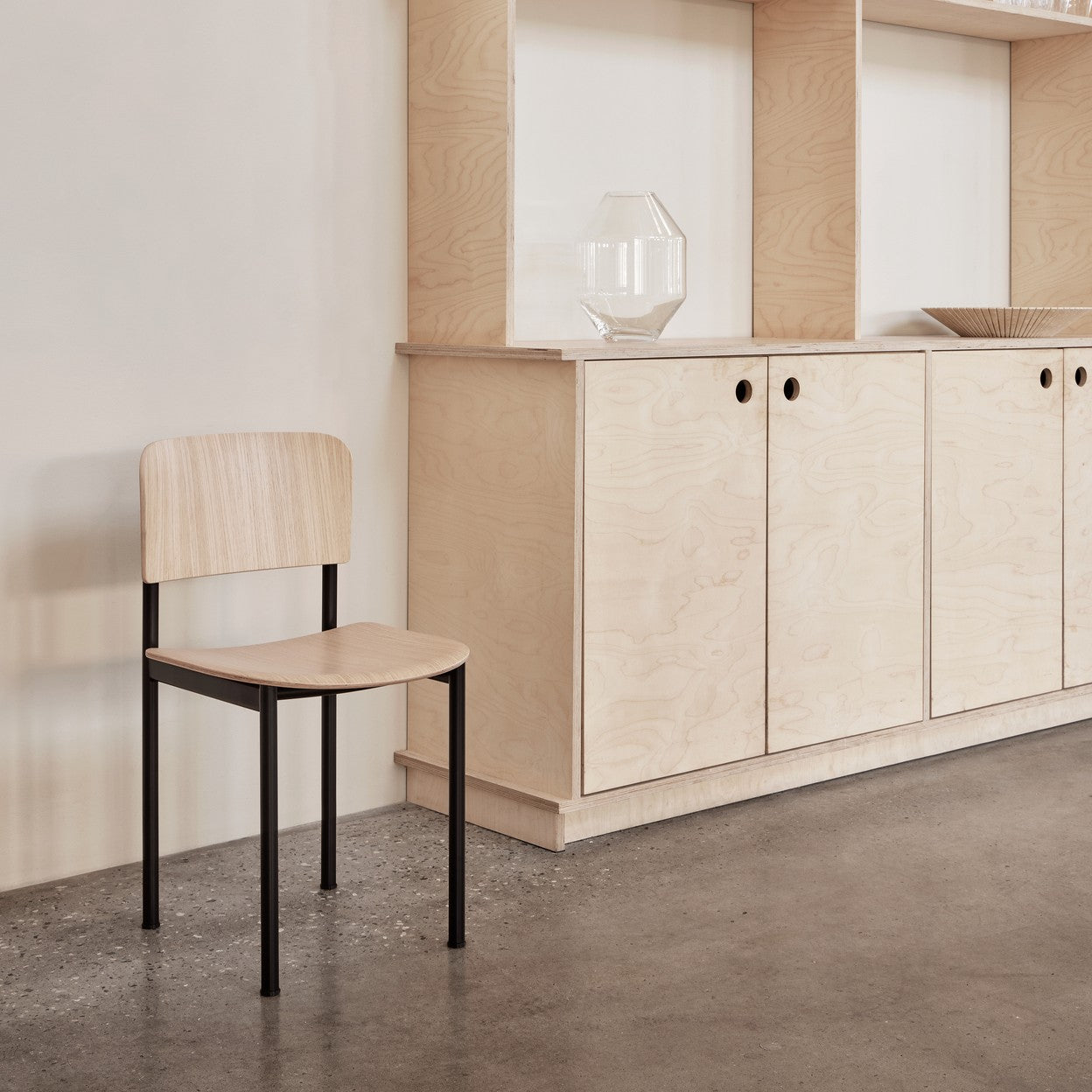 Plan Chair Wooden Seat