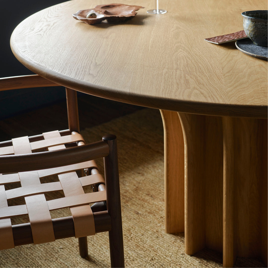 Rib Table Oak