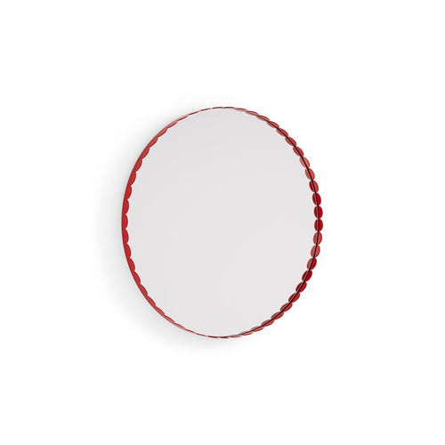 Arcs Mirror - Round Red