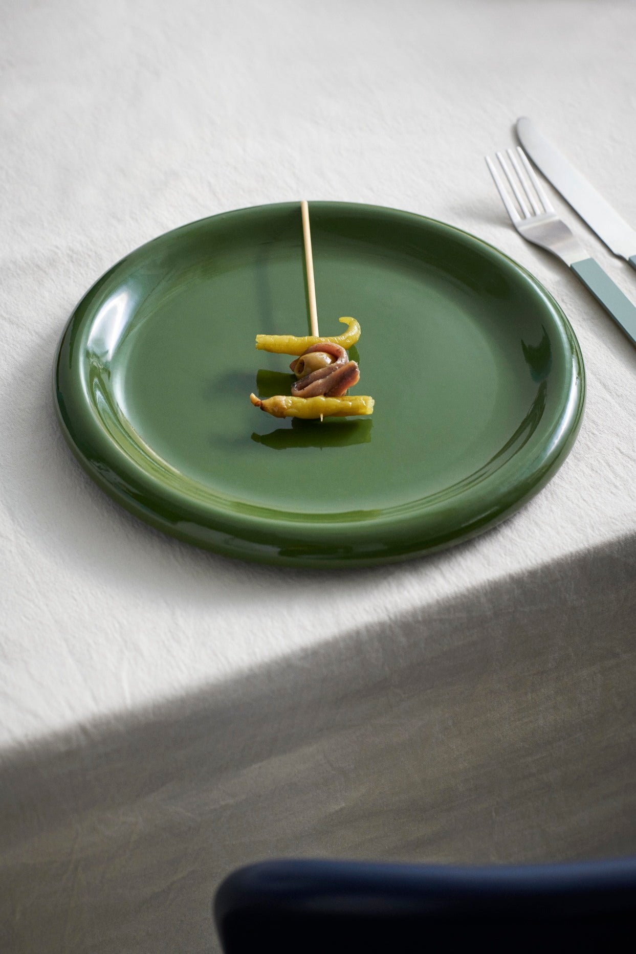 Barro Plate, Ø18 Green (Set of 2)