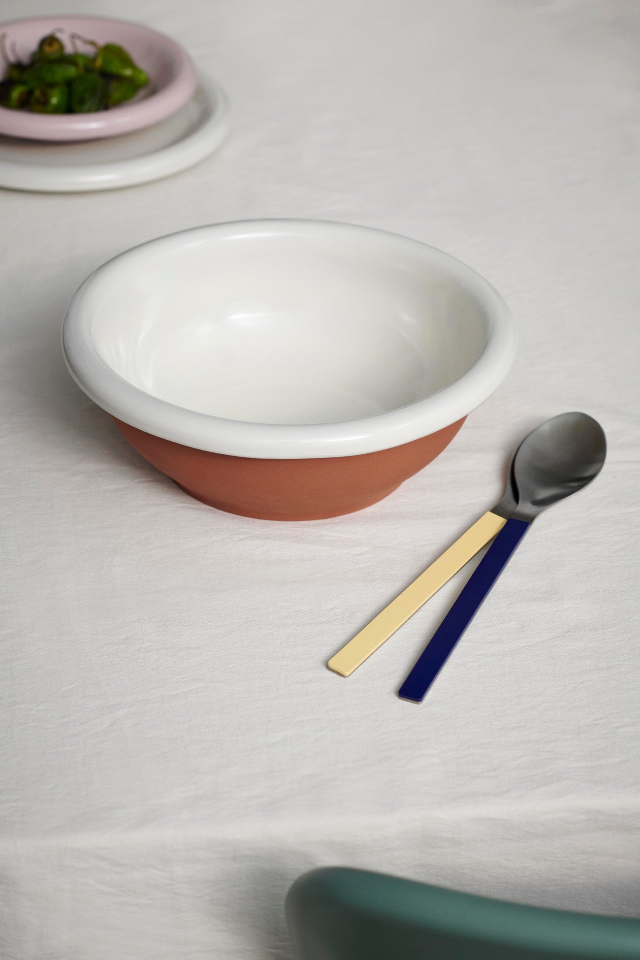 Barro Salad Bowl, Large Off-White