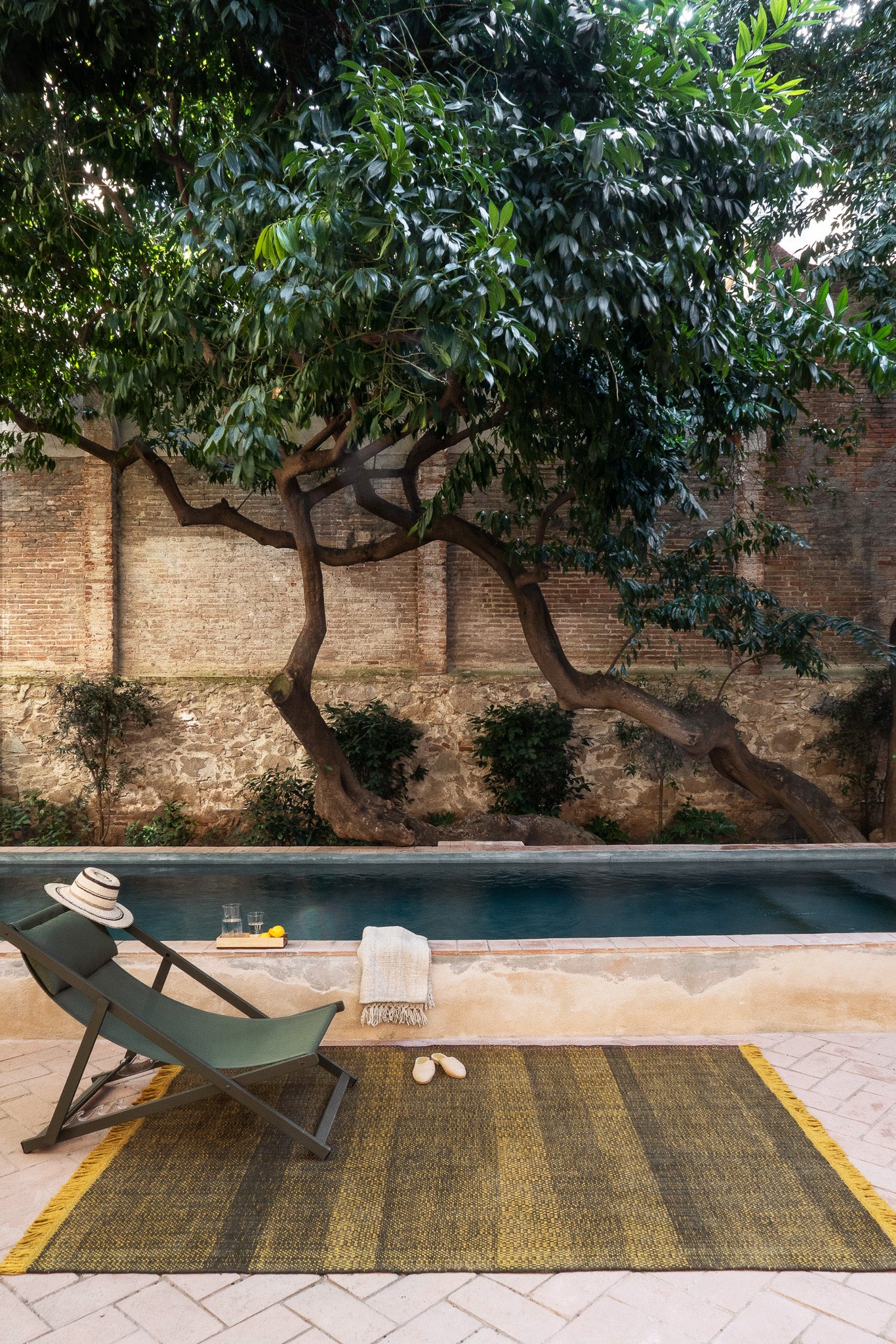 Tres Outdoor Texture Mustard Rug - 170x2