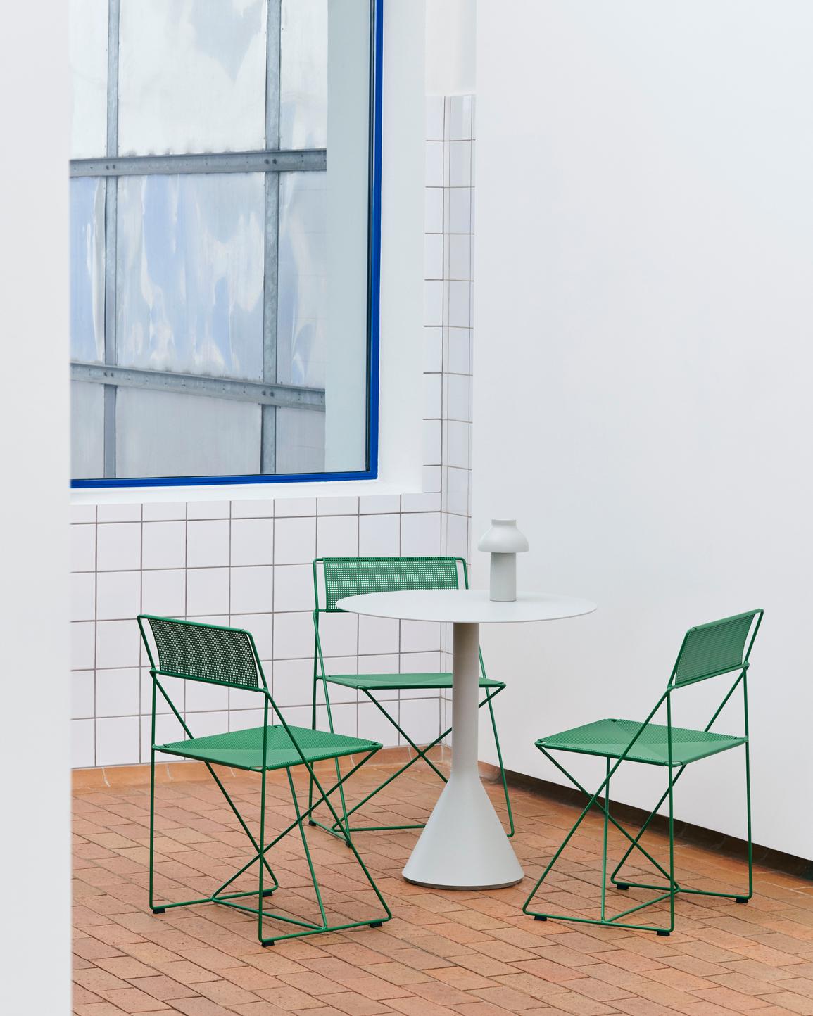 X-Line Outdoor Chair, Powder Coated