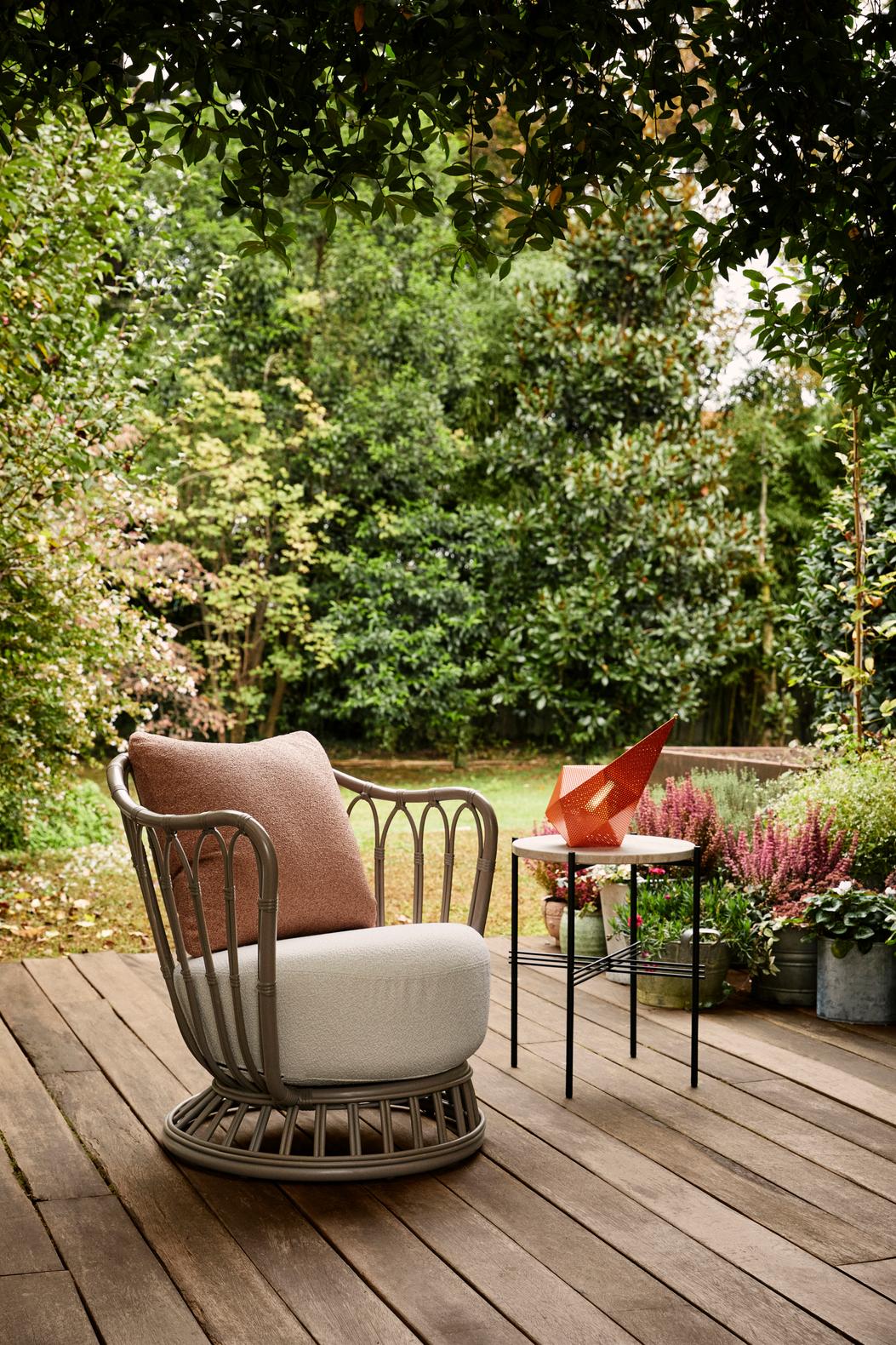 Grace Outdoor Lounge Chair M Gray Grp A