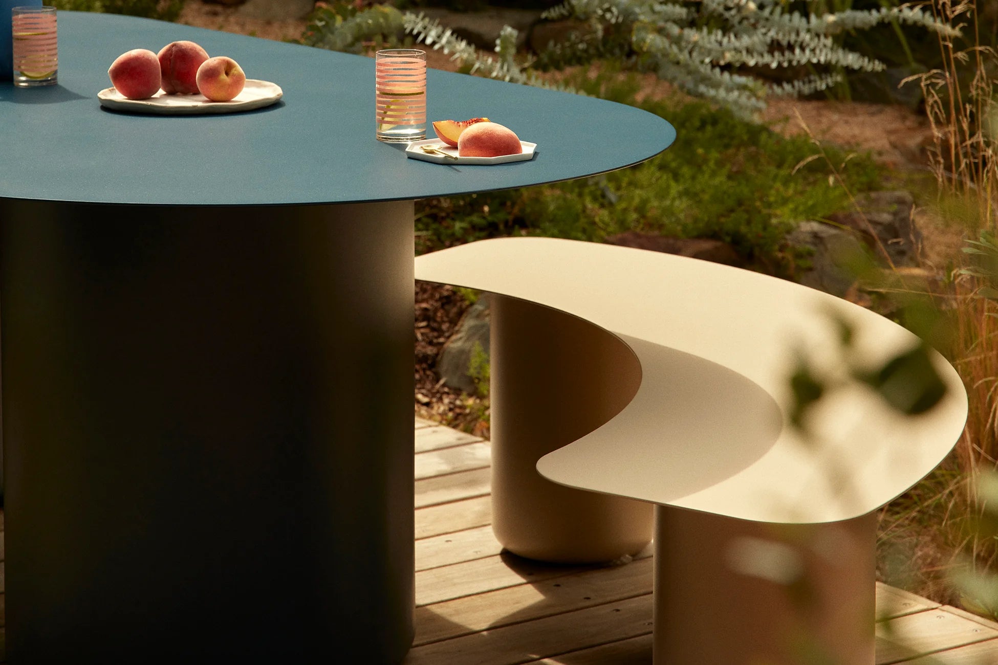 Sequence Curved Bench Large - Outdoor