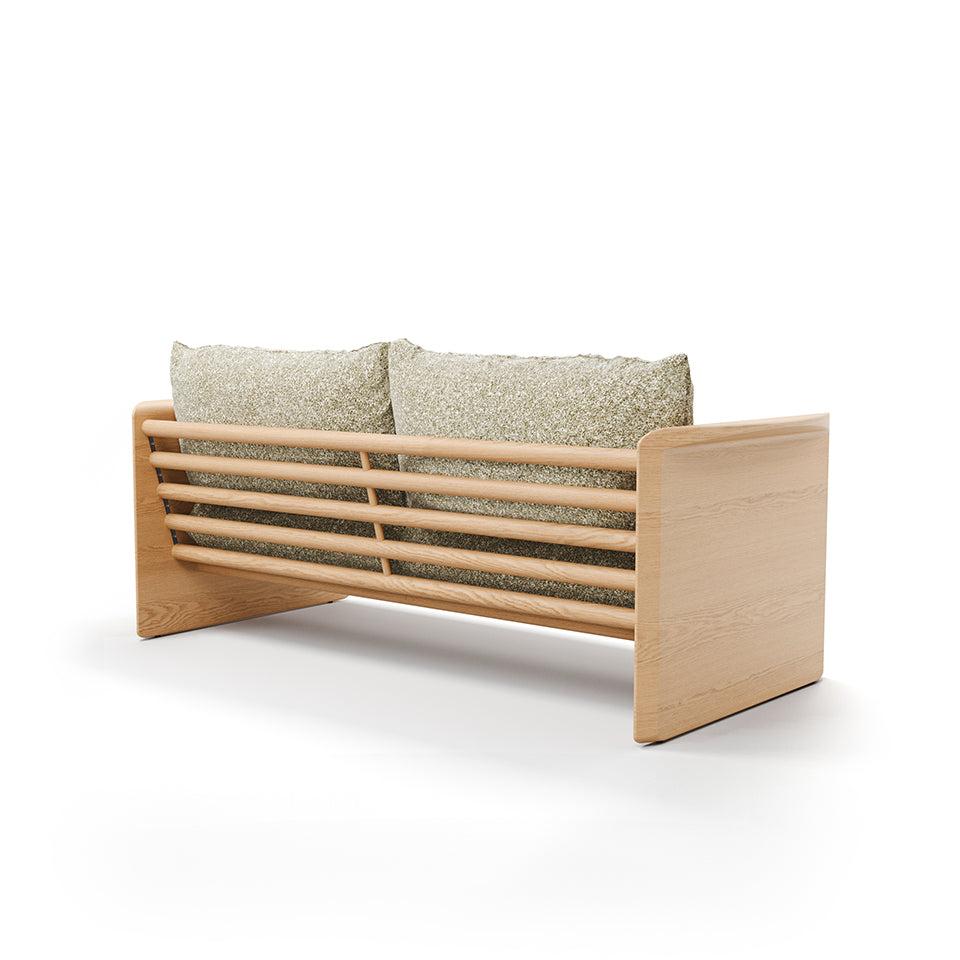Cove 2 Seat Sofa - Walnut