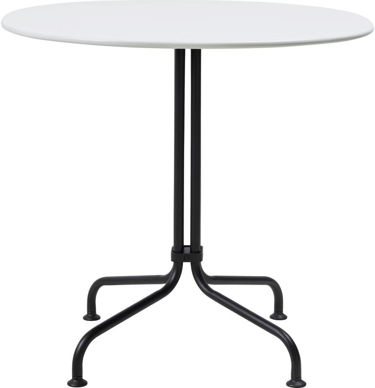 Carmel Bistro Dining Table Clam White