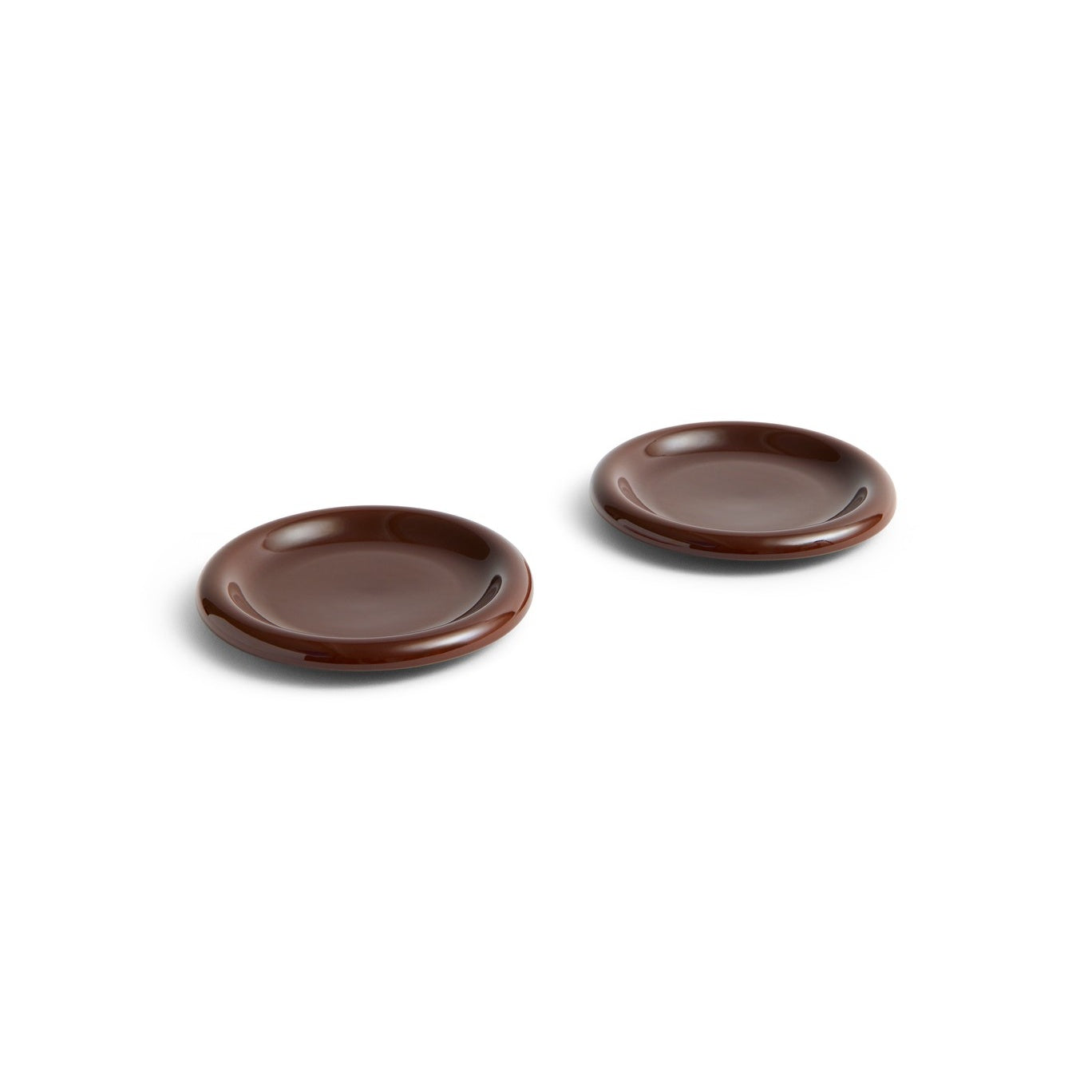 Barro Plate, Ø18 Burgundy (Set of 2)