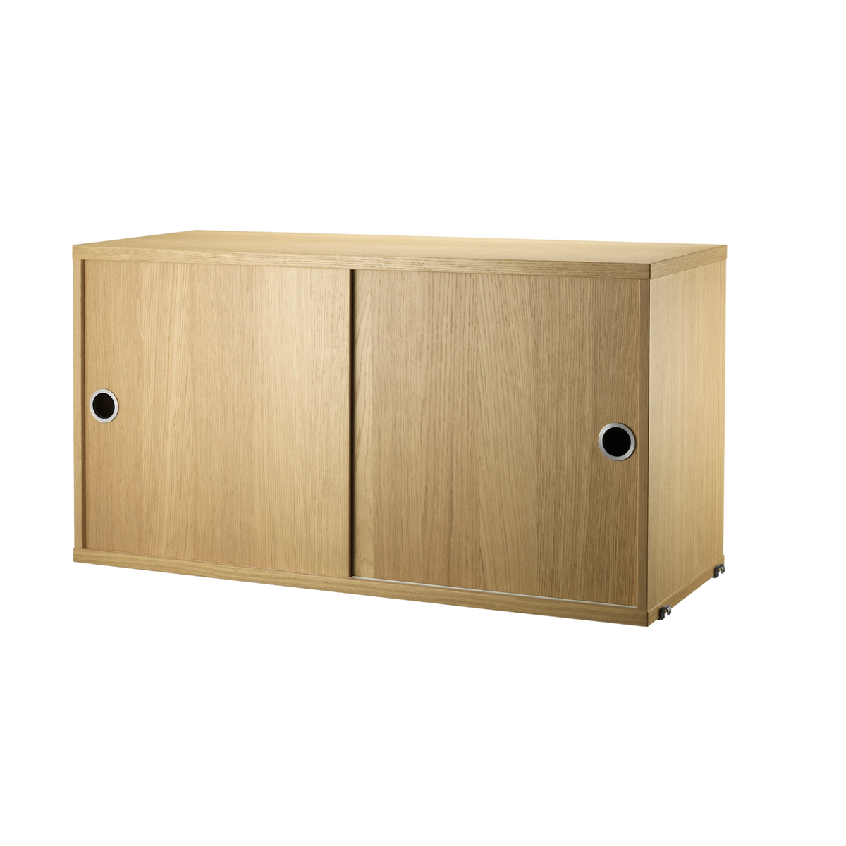 String Cabinet with Sliding Doors