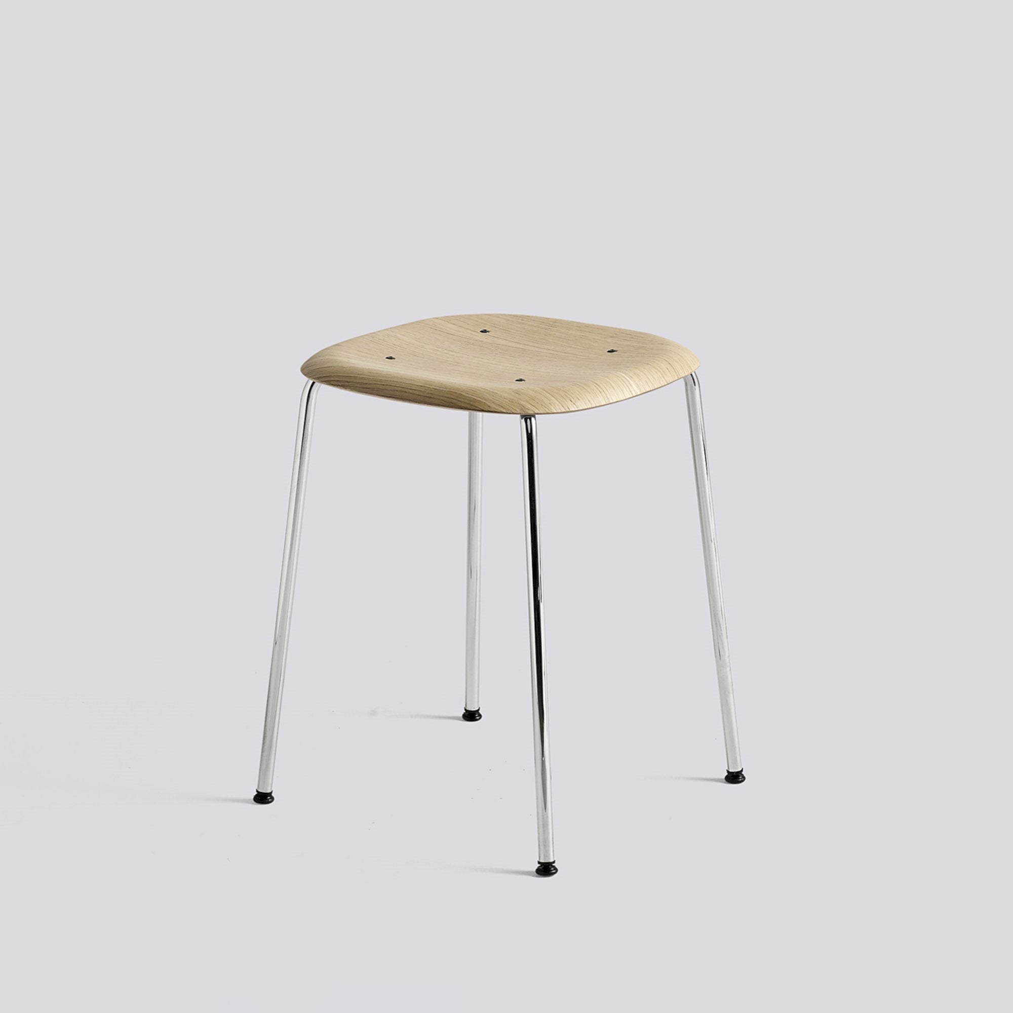 Soft Edge 70 Stool, Oak Seat