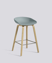 AAS32 Stool - Kitchen Height, Front Upholstery