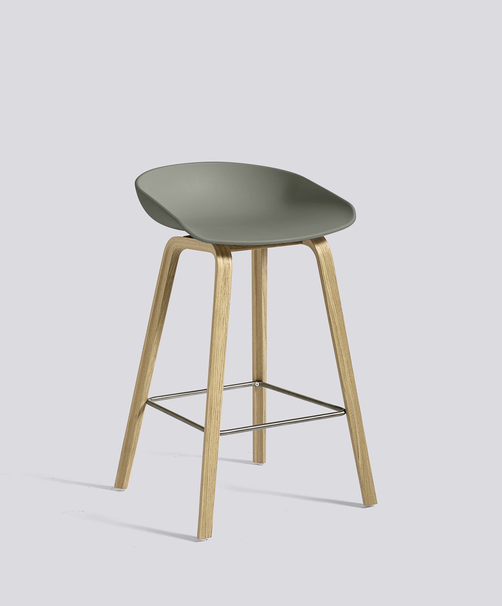 AAS32 Stool - Kitchen Height, Front Upholstery