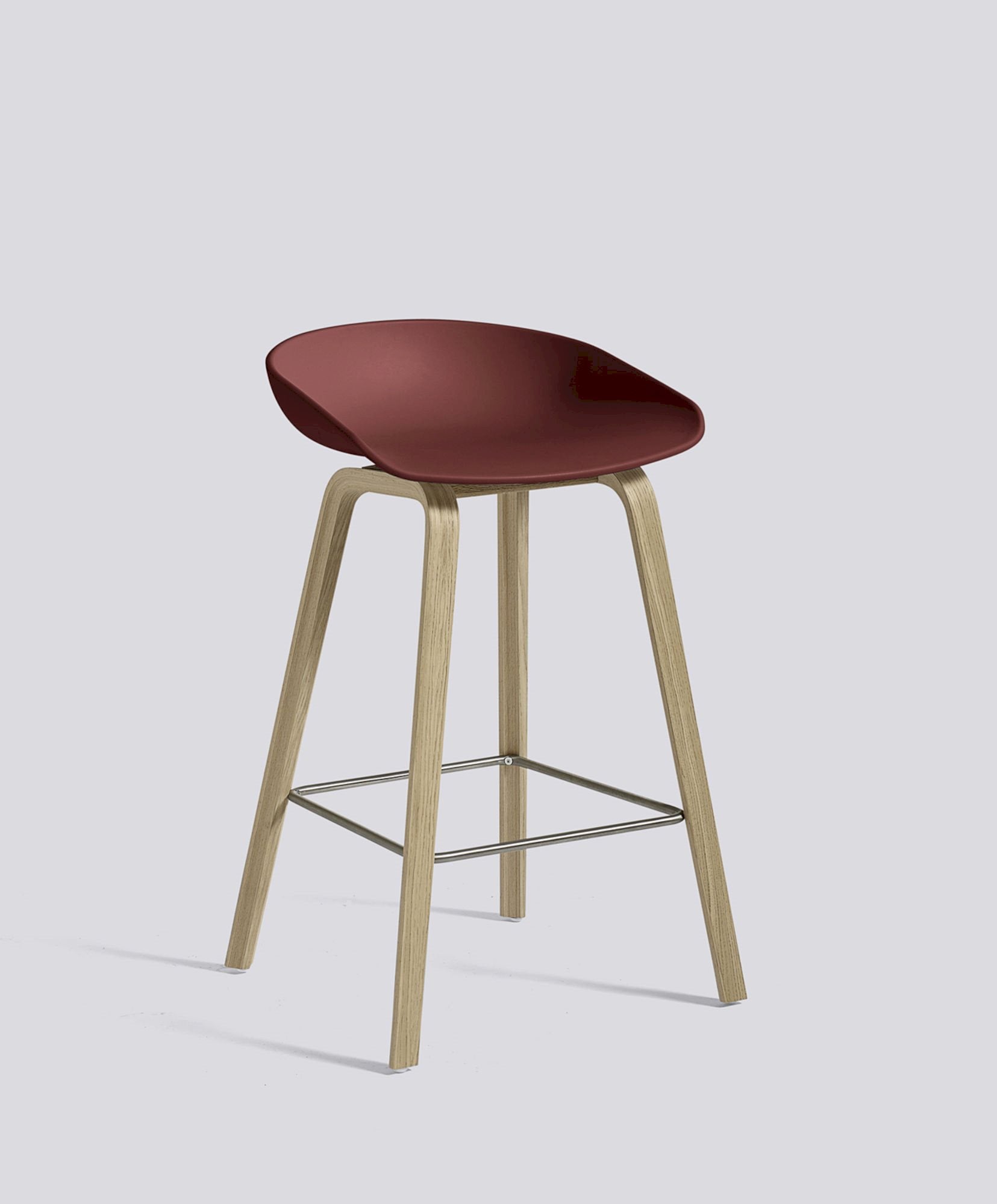 AAS32 Stool - Kitchen Height, Front Upholstery