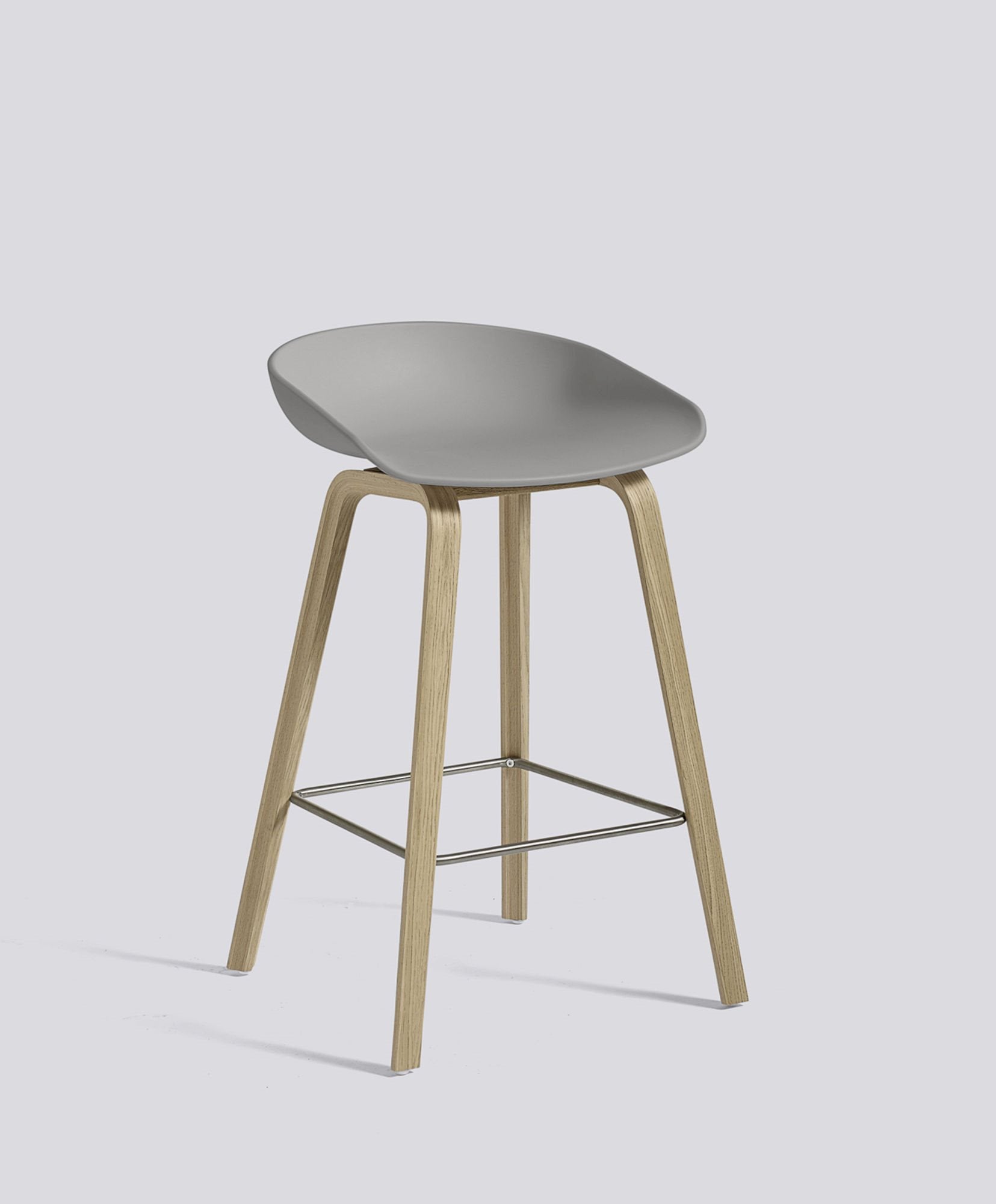 AAS32 Stool - Kitchen Height, Front Upholstery