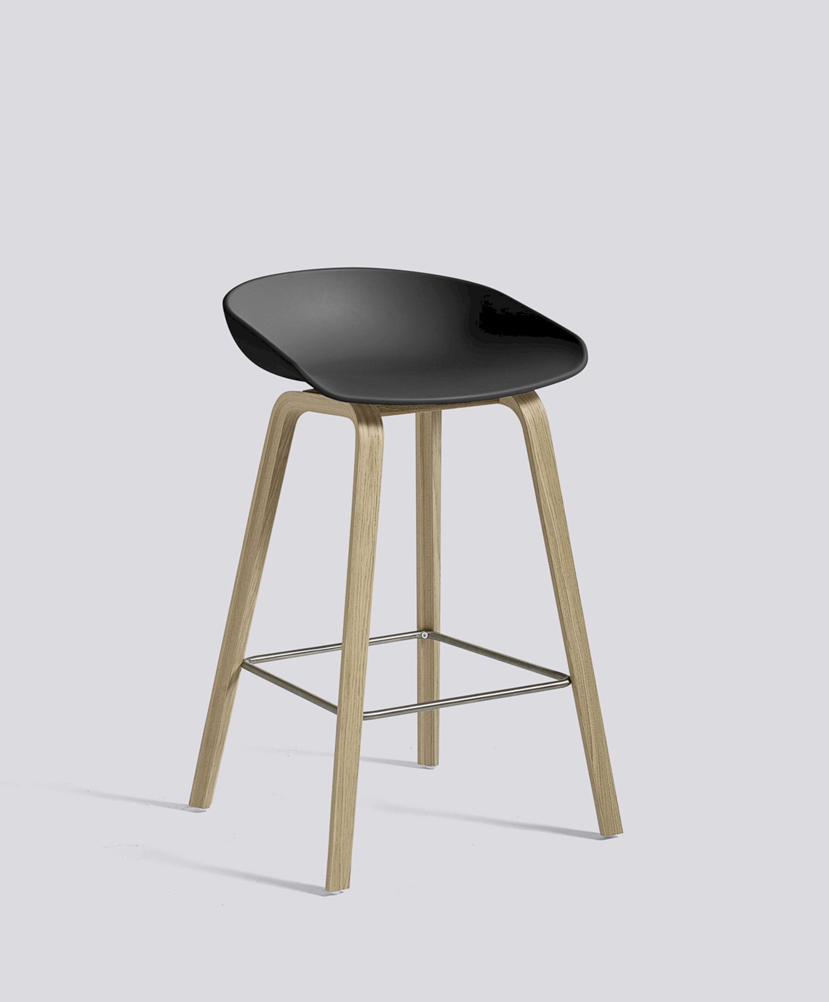 AAS32 Stool - Kitchen Height, Front Upholstery