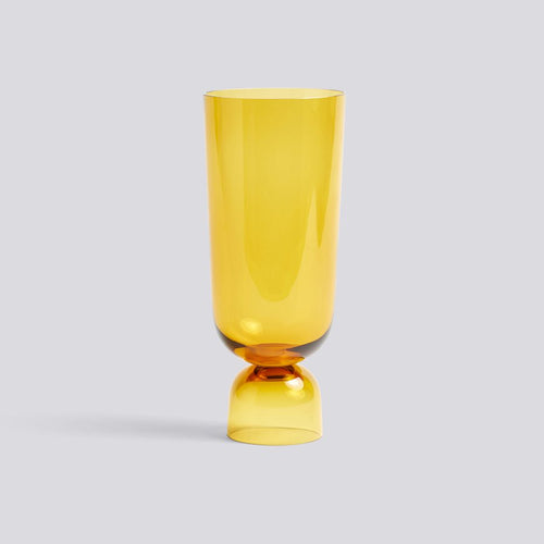 Bottoms Up Vase - Large, Amber