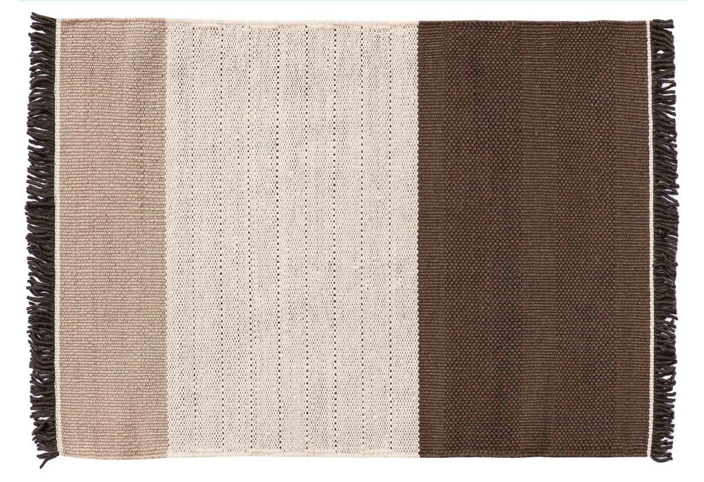 Tres Stripes Chocolate Rug - 80x240cm