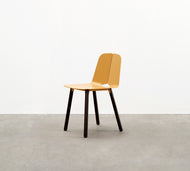 Seam chair with timber legs