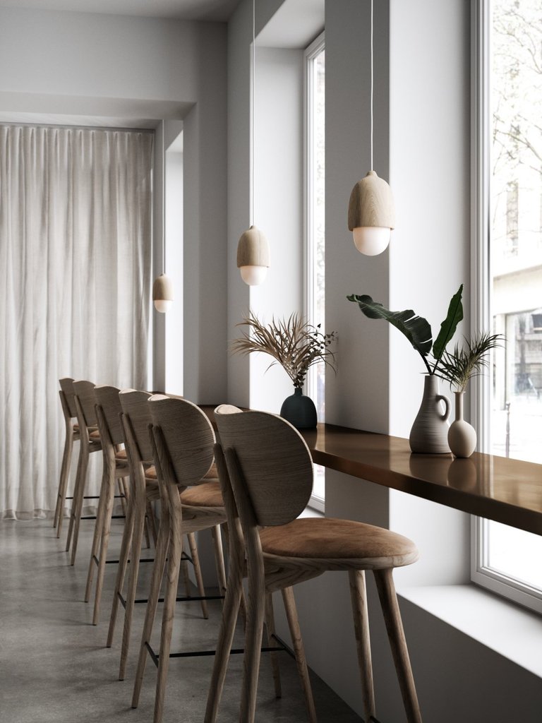 Mater High Stool Backrest - 69cmSH