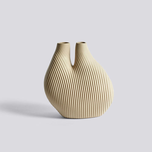 W&S Chamber Vase - Light Beige