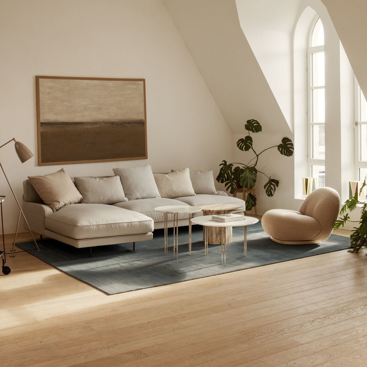 Flaneur Module - 2 Seat with Arm, F Upol