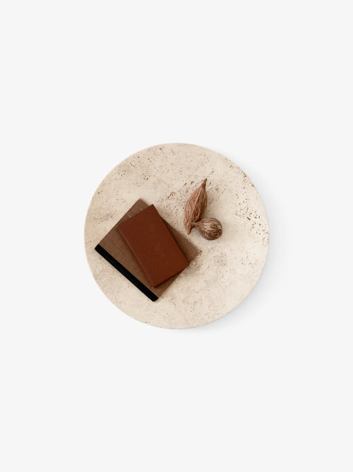 Collect SC55 - Plate, Beige Travertine