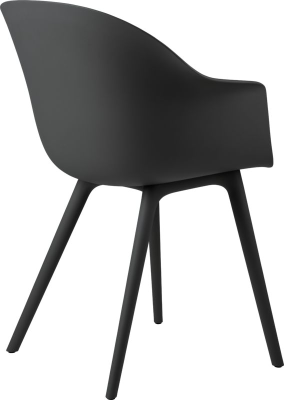 Bat Dining Chair Unupholstered Plastic