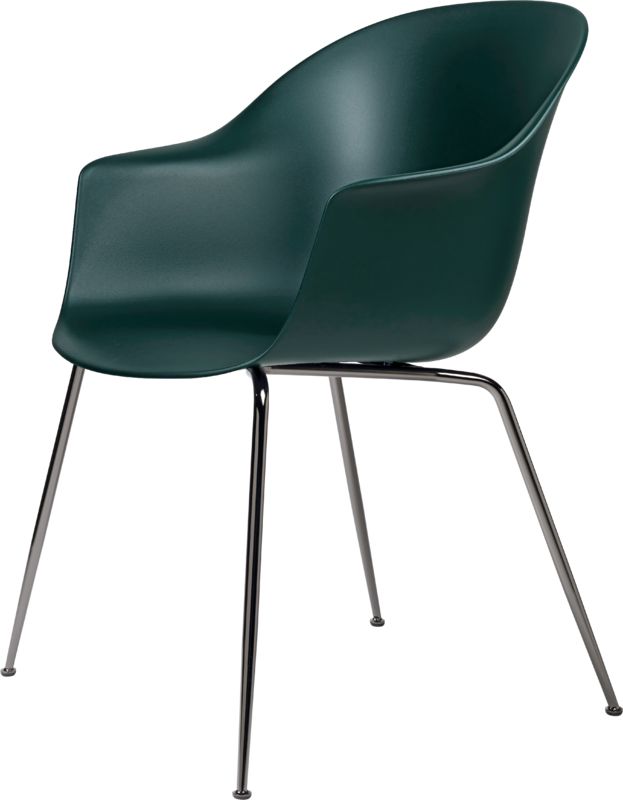 Bat Dining Chair, Unupholstered, Conic
