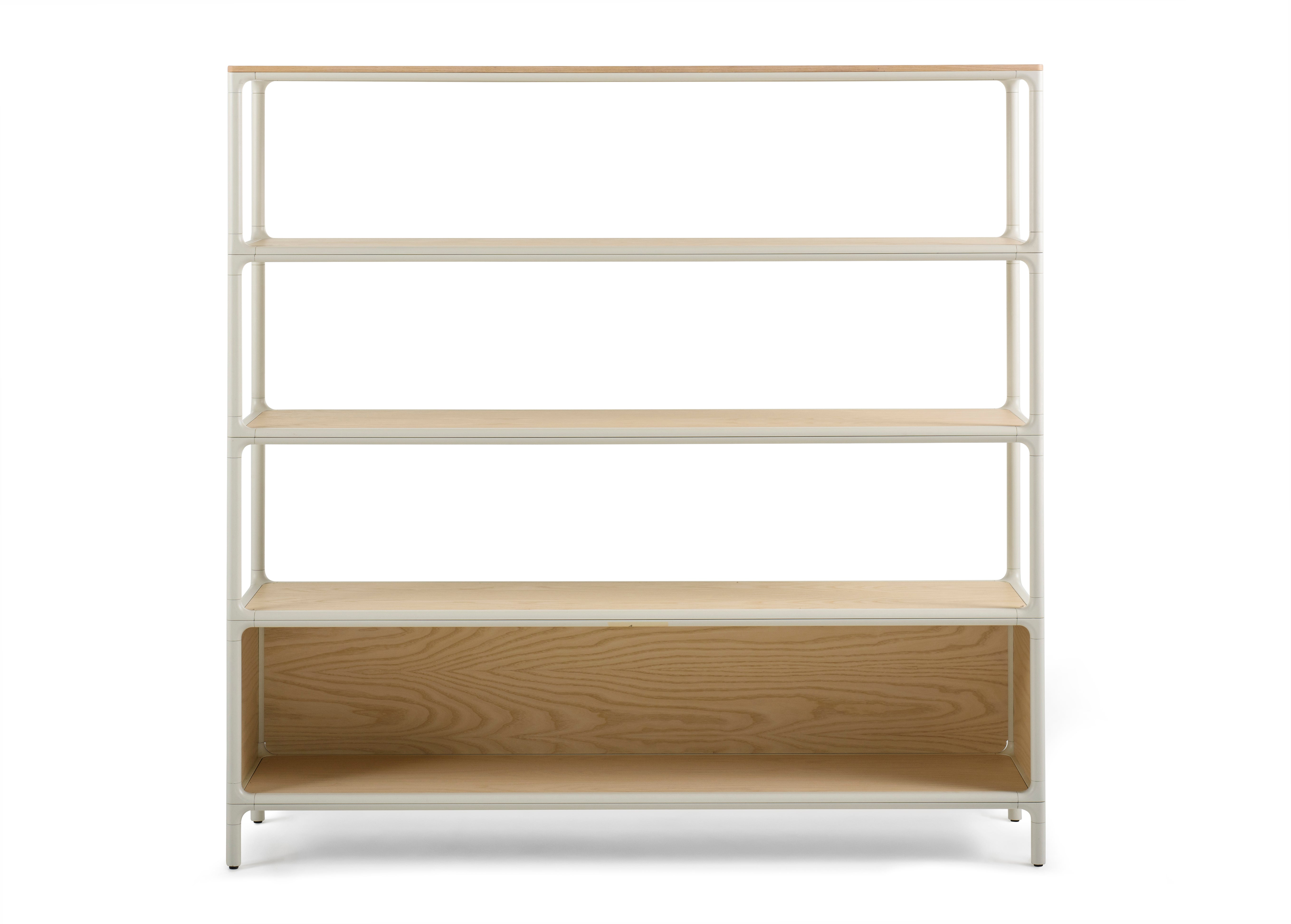 Molloy shelving - 1800x450, Ash/white