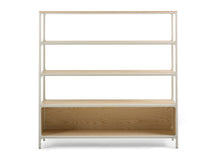 Molloy shelving - 1800x450, Ash/white