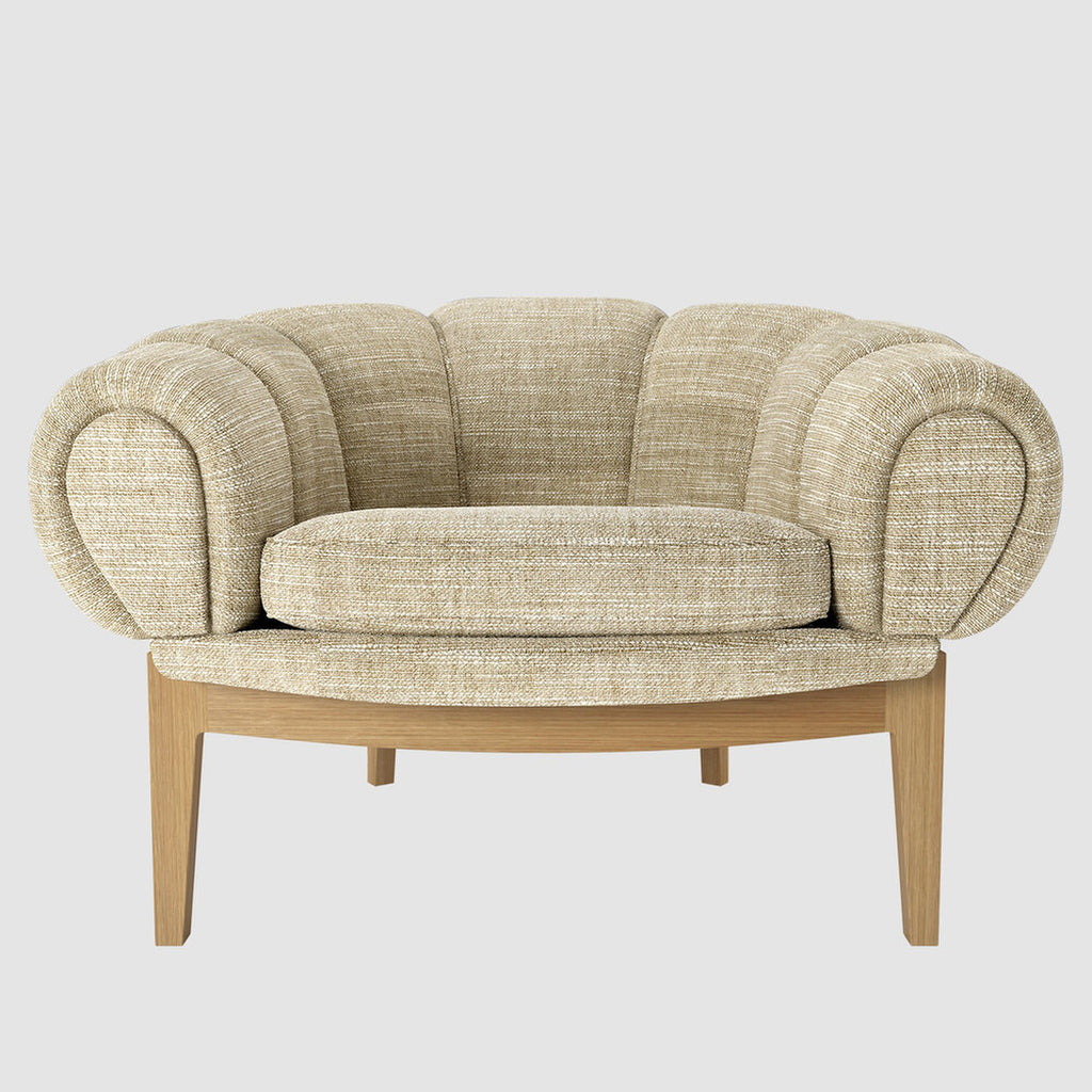 Croissant Lounge Chair - Oak