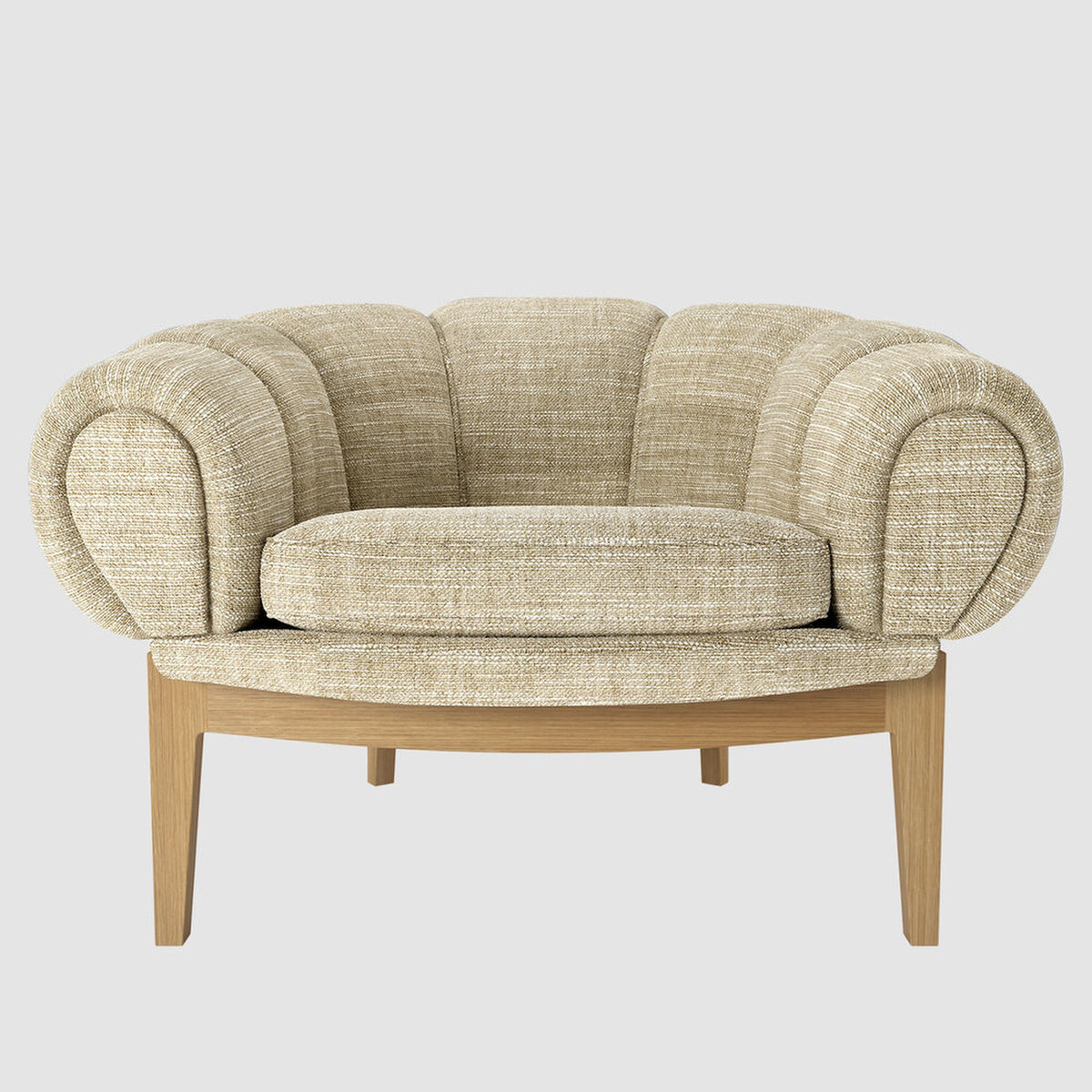 Croissant Lounge Chair - Oak