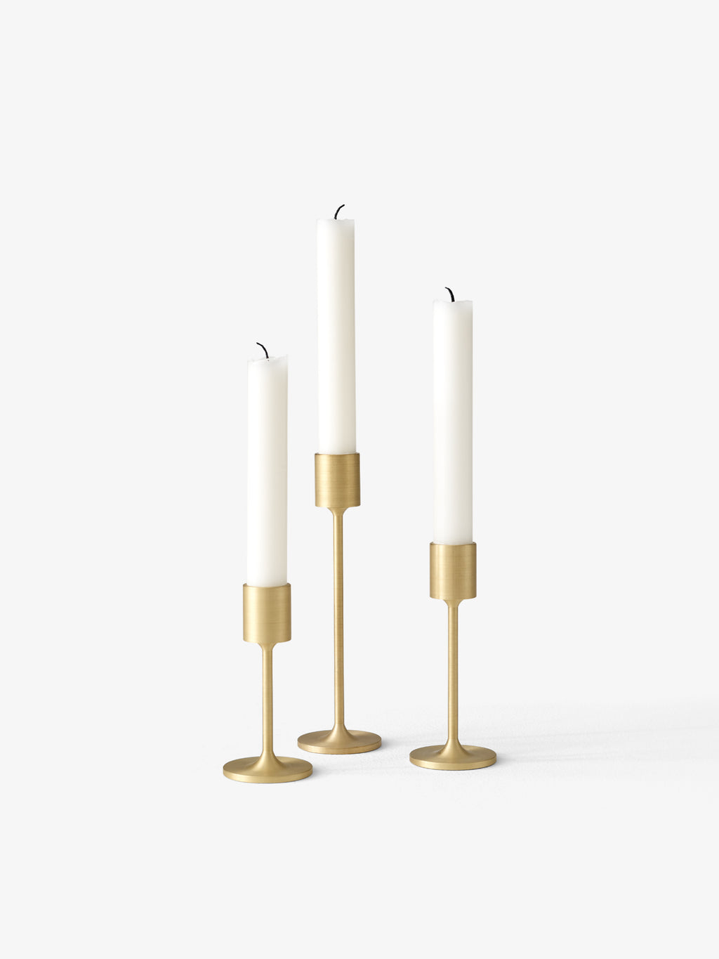 Collect Candleholder SC58, Brass. H13cm.