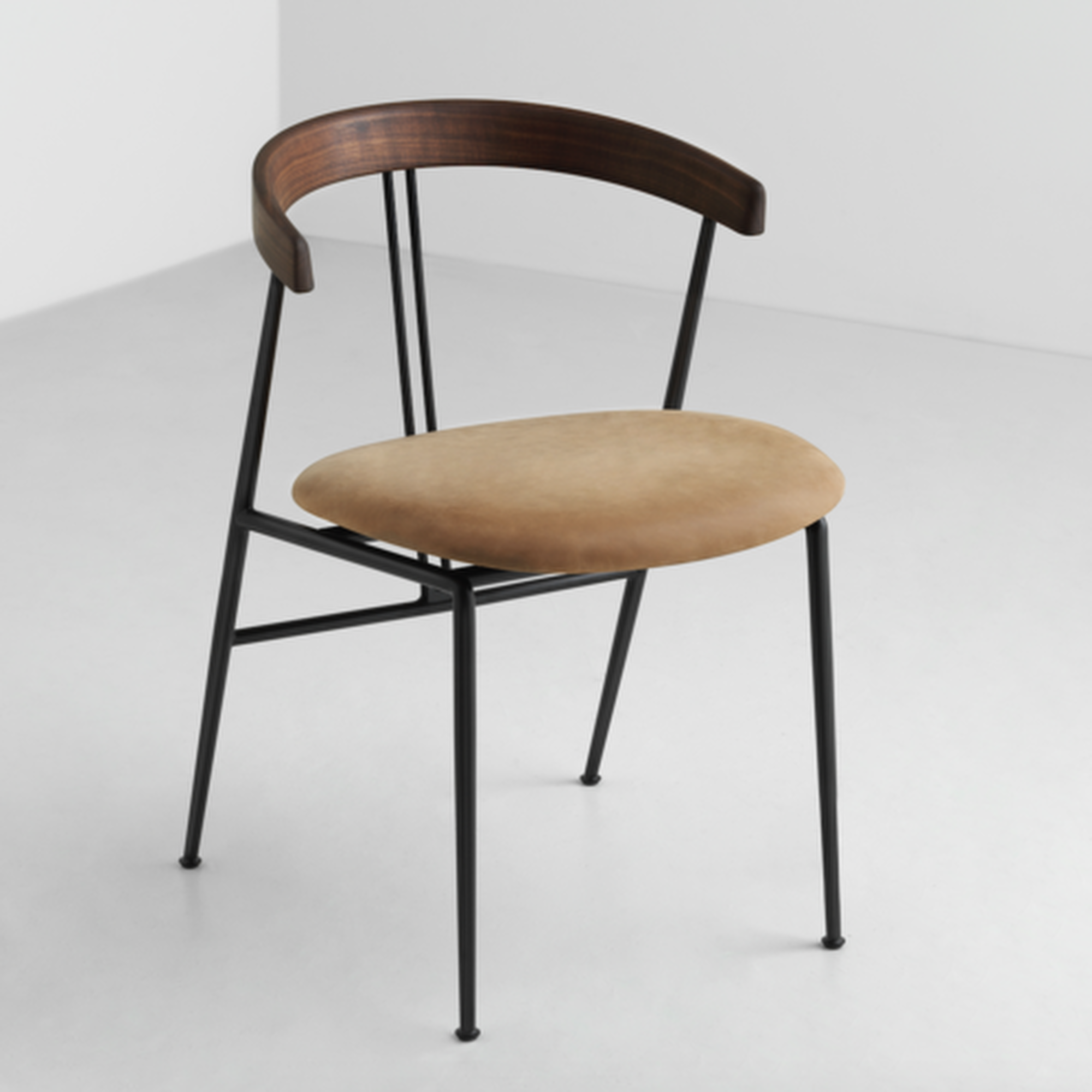 Violin Dining Chair Seat Upholstered