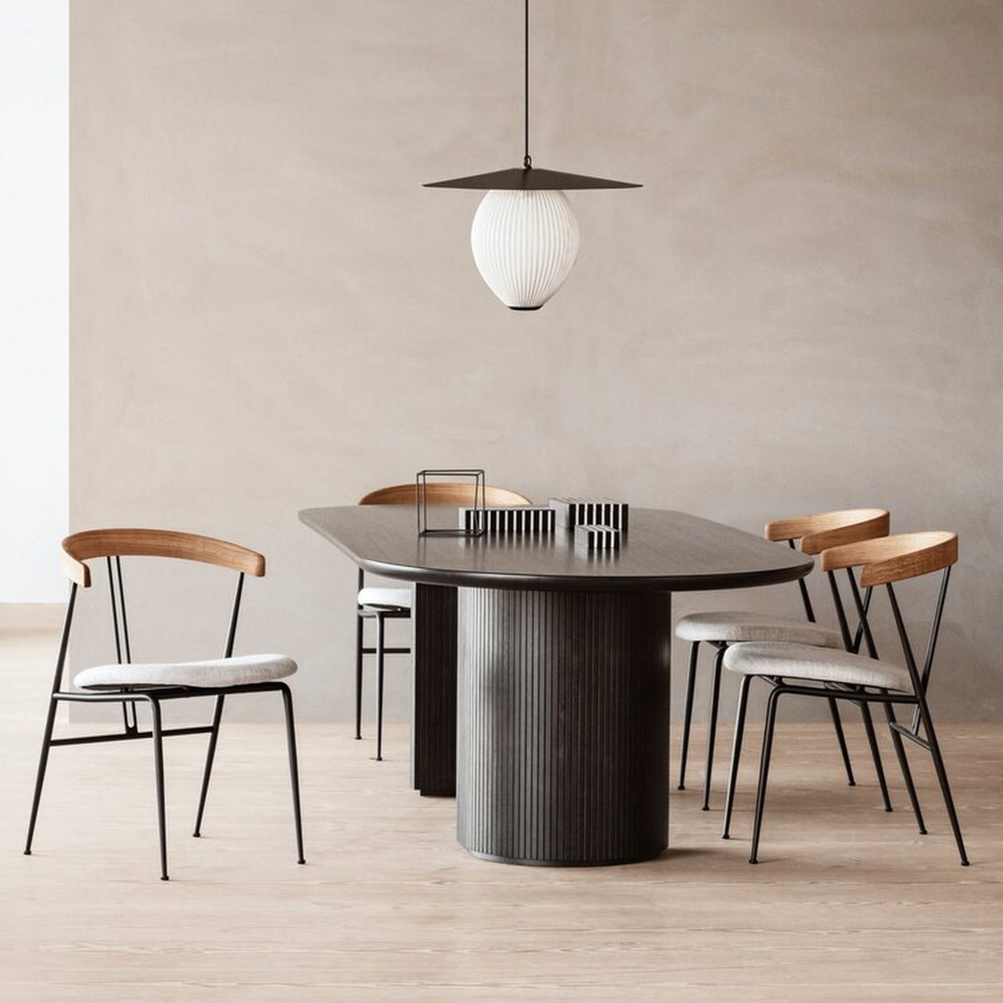 Violin Dining Chair - Seat Upholstered