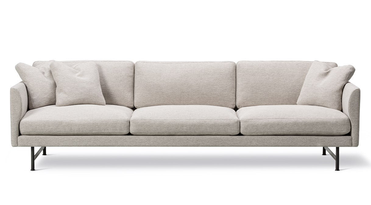 Calmo 3-Seater Sofa 80 cm Cushions