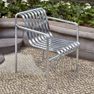 Palissade Dining Armchair - Galvanised