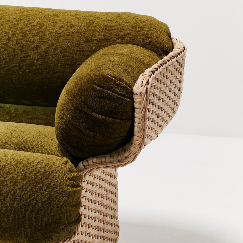 Basket Lounge Chair - Fully Upholstered