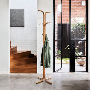 Furl Coat Stand Walnut