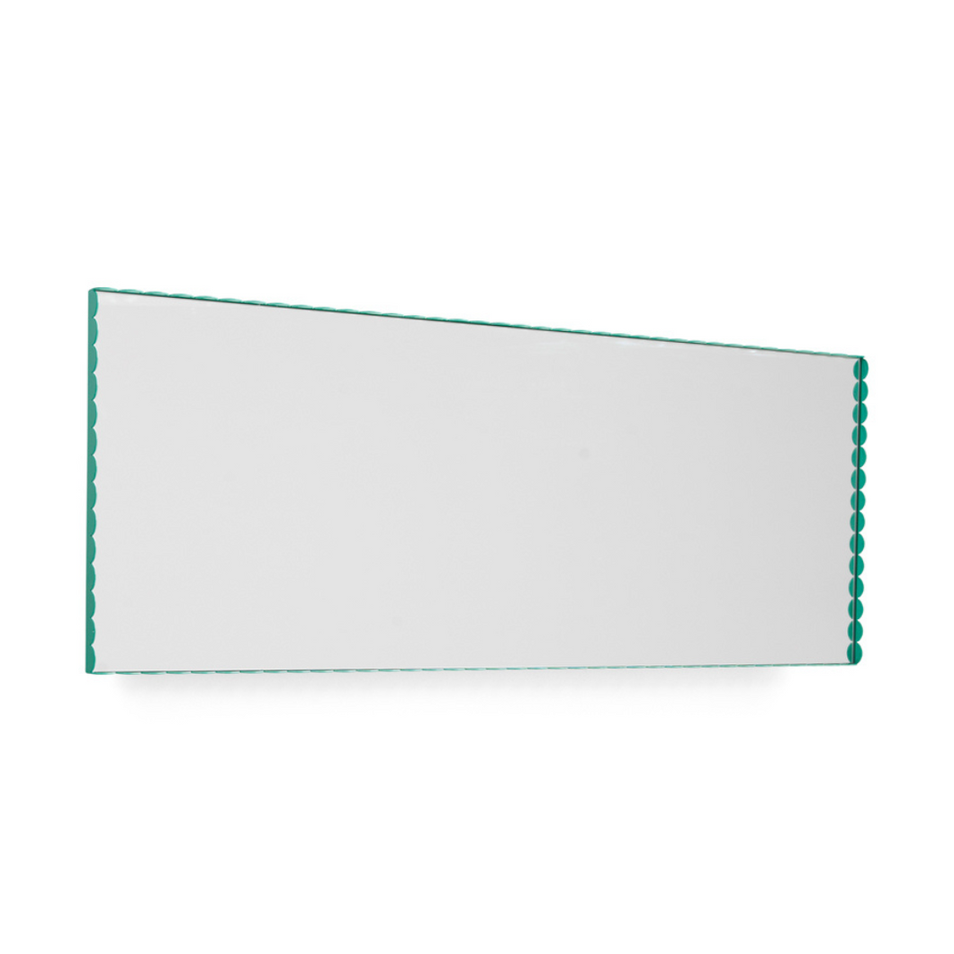 Arcs Mirror - Rectangle M Green